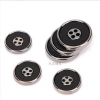 Wholesale plastic double-piece buttons, four-eye suits, suit overcoats, UV electroplated buttons, fashionable buttons Specification image
